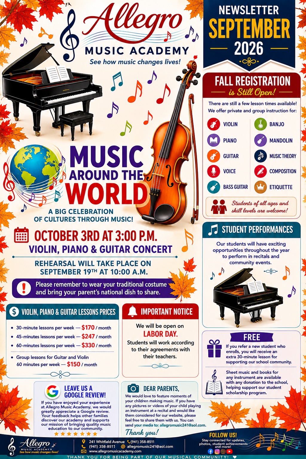September Newsletter