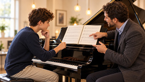 Piano lesson image