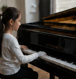 Piano lesson image